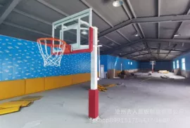 篮球架;背景软包;儿童凳