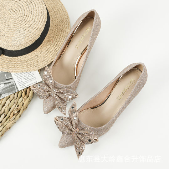 New Bow Accessories Shoe Bag Accessories Fashion Joker Wholesale Women's Accessories Wholesale Bow Hair Accessories
