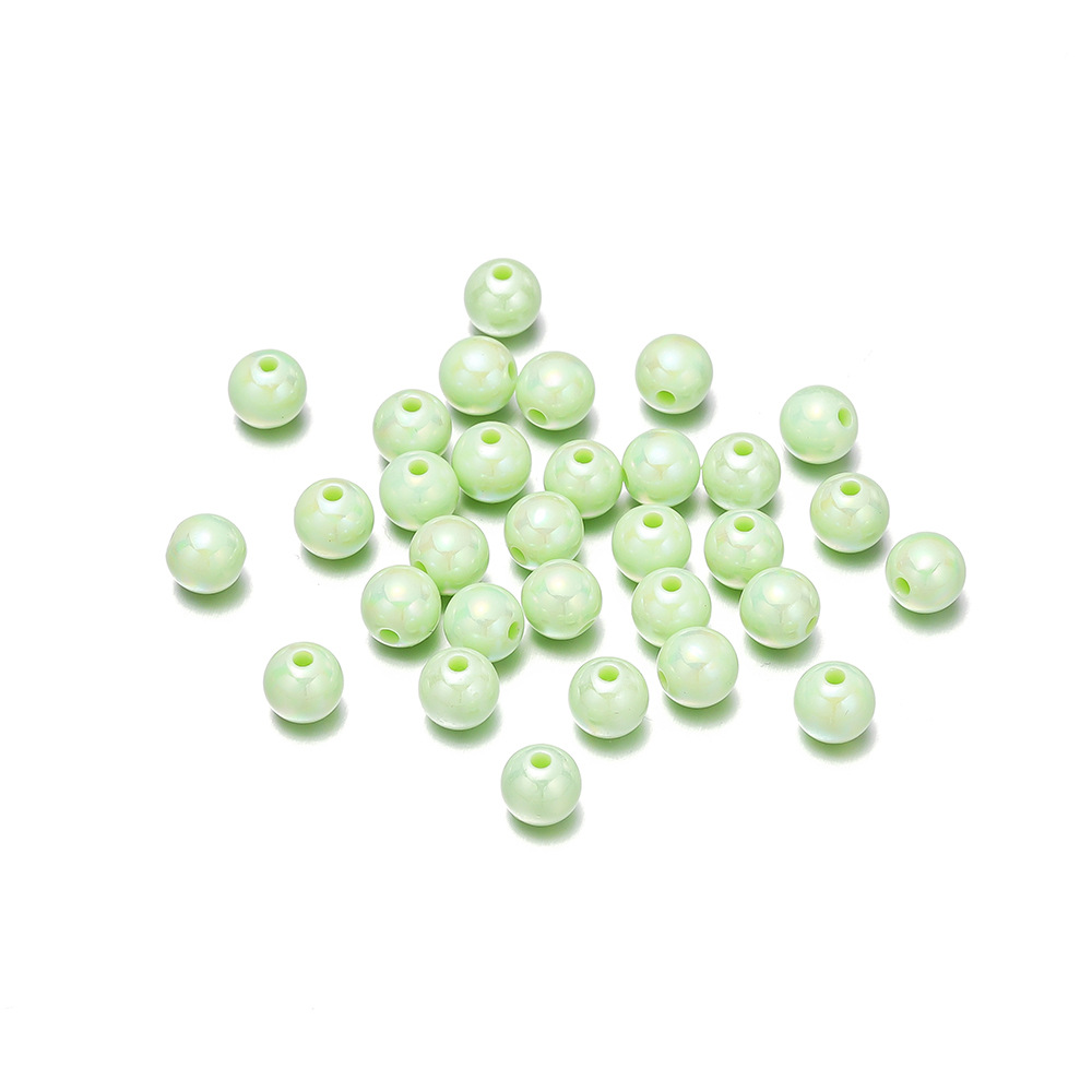 1 Set Diameter 10mm Diameter 6 Mm Diameter 8mm Hole 1~1.9mm Hole 2~2.9mm Arylic Round Polished Beads display picture 4