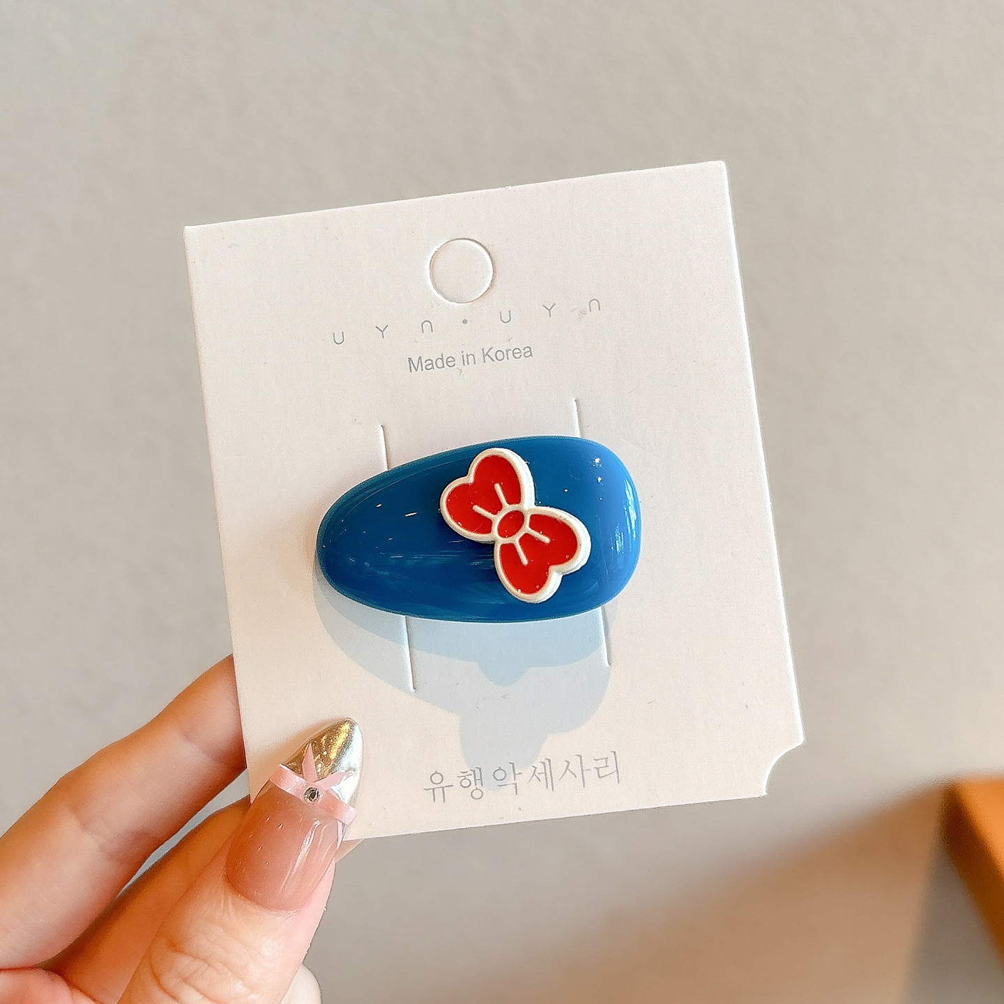 Clip de cabello de arco feminino frange clip lateral clip de boca de pato joyería de otoño 2025 nuevas joyerías al por mayor