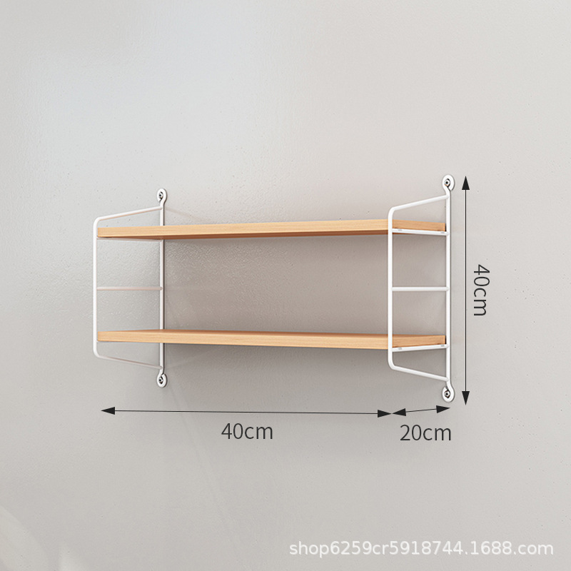 더블 레이어 화이트 프레임 로그 색상 40*20*40