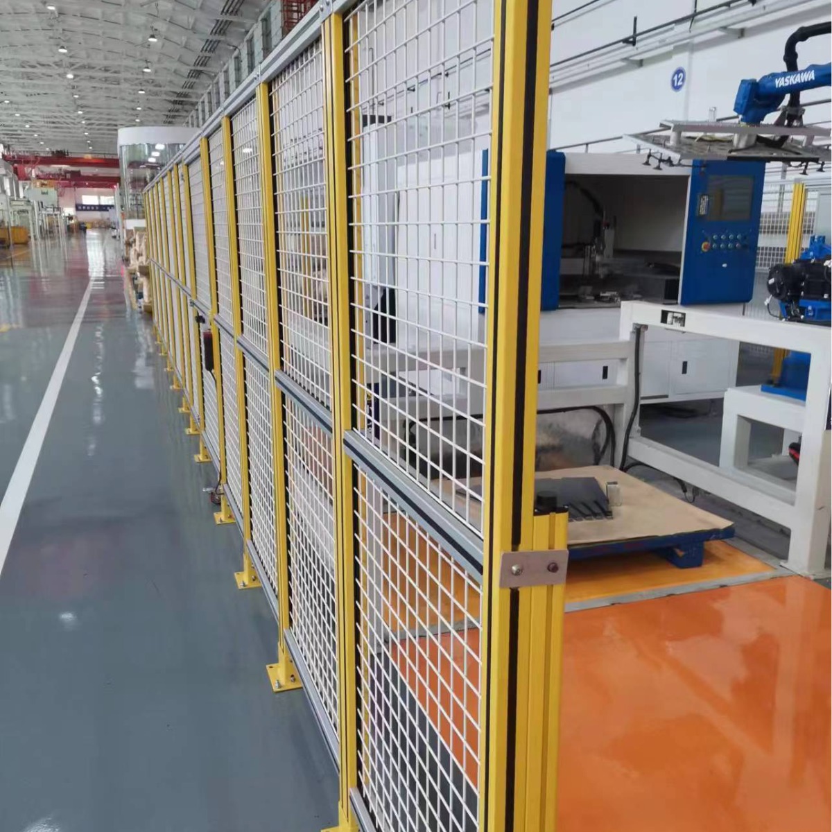 上海晟力车间仓库隔离网 室内机械设备防护隔离网