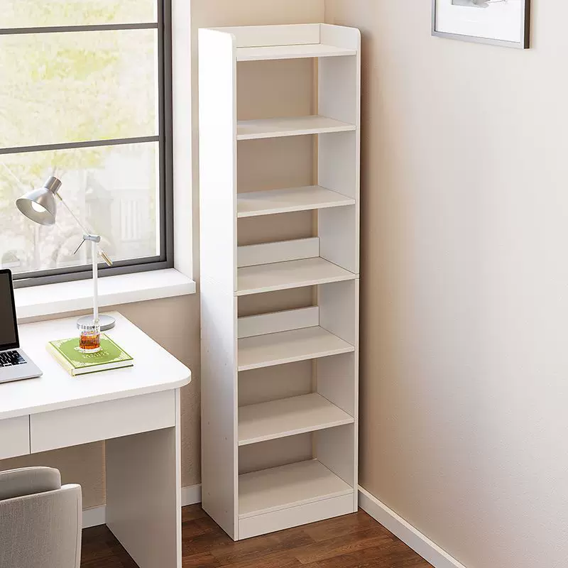 书架置物架落地家用儿童书柜客厅多层储物柜现代简约夹缝展示架子