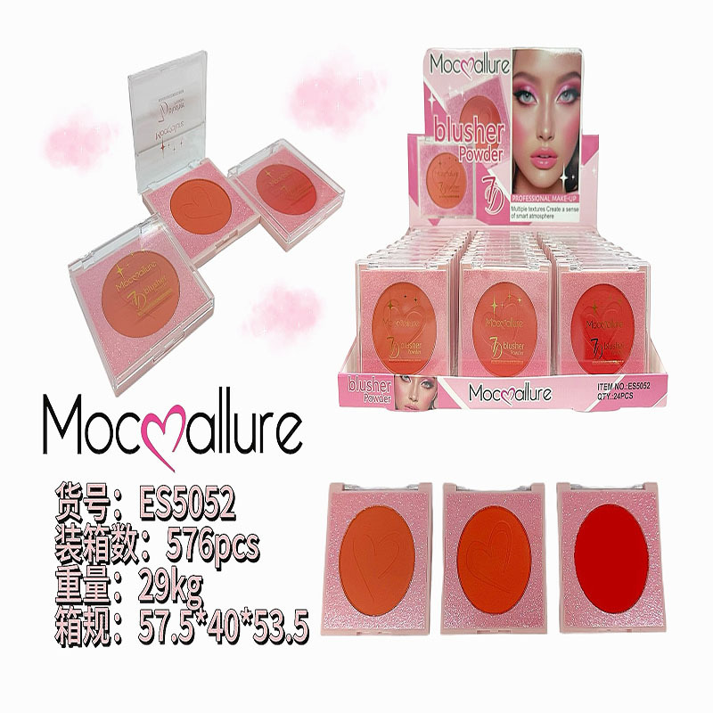 Mocoallure nuevo comercio exterior transfronterizo mejora blush nueve colores perla mate oro cebolla polvo fino parpadeante plato de sombra de ojos image 6