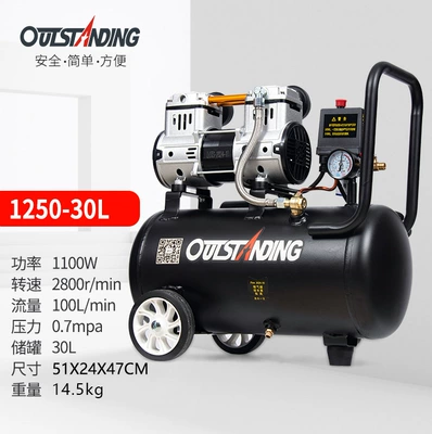 Air Pump Oil-Free Black Woodworking | Hava kompressorları - level-2-30l-1100w