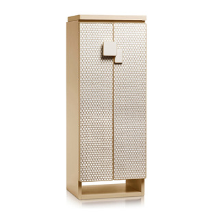 Light Luxury Creative Solid Wood Jewelry Cabinet Floor-Standing High-End Designer Villa Luxury Home Safe Anti-Theft