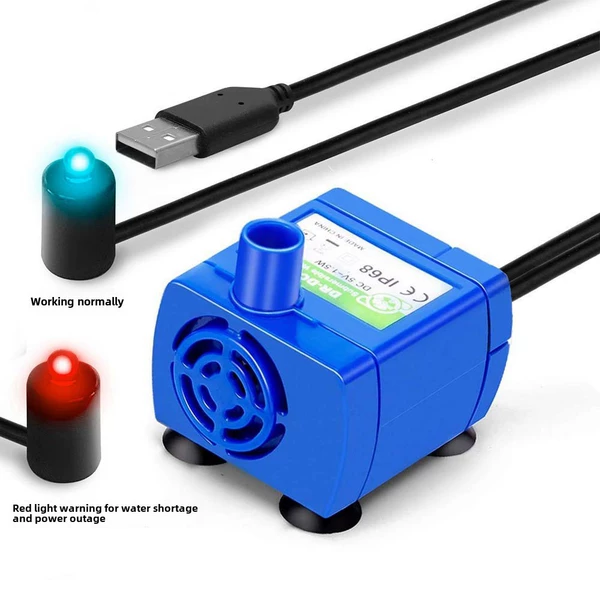 DC DC USB (water -derived power -off dual -color LED light) pump