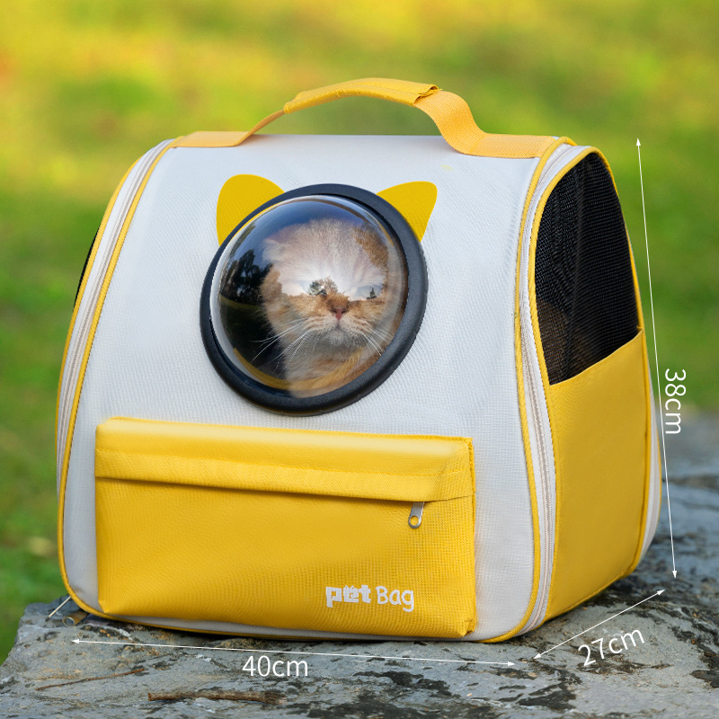 猫包外出便携宠物背包太空舱猫咪外出大容量狗书包双肩猫包猫背包|undefined