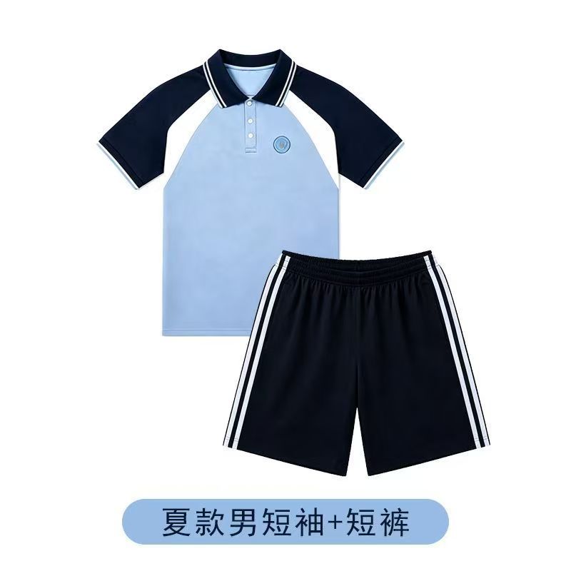 Shanwei Unified School Uniforms New Model for Haileifeng and Luhua City Area Primary and Secondary Schools, Cool Summer Outfits, Short-Sleeved Shirts, Shorts, and Long Pants