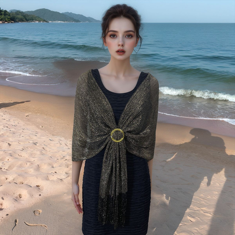 블랙 골드 와이어 골드 버클