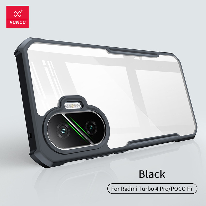 Xundi POCO F7 Mobile Phone Case Cross-border Hot Sale Drop-resistant Red Rice Suitable for Turbo 4 Pro Protective Case Airbag