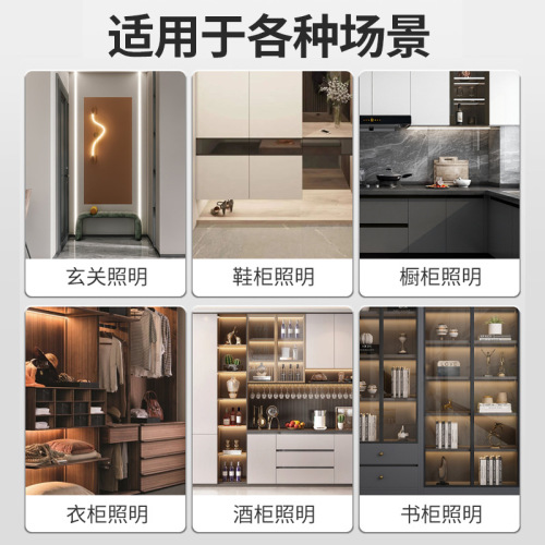 LED cabinet light special power supply DuPont interface induction ultra-thin switching transformer 12V wardrobe wine cabinet ballast