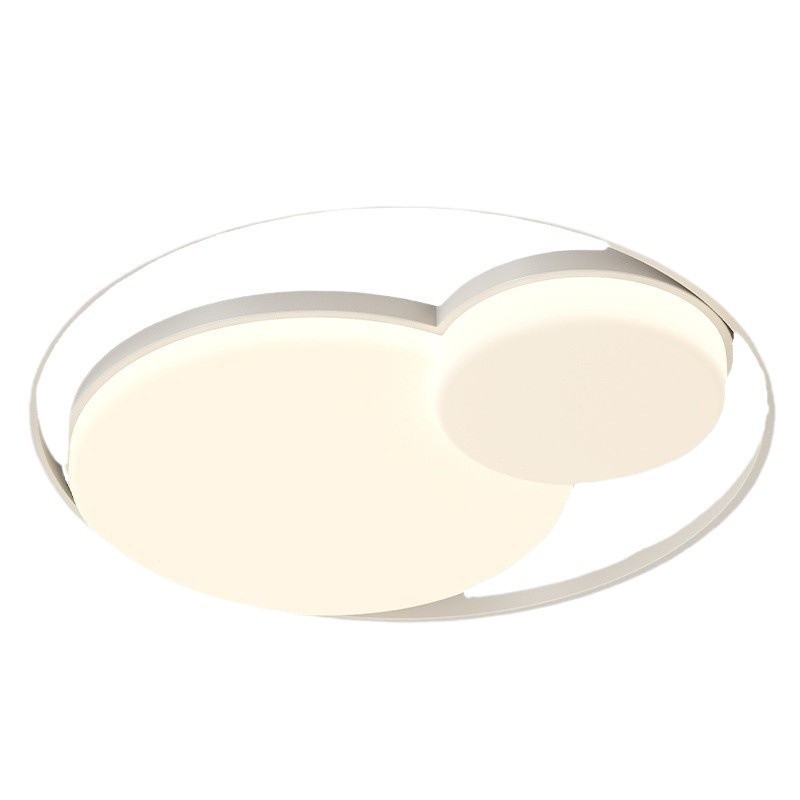 [Selección estricta] lámpara de techo moderna y simple atmósfera de espectro completo lámpara LED protector de ojos nórdico paquete de lámparas de casa completa