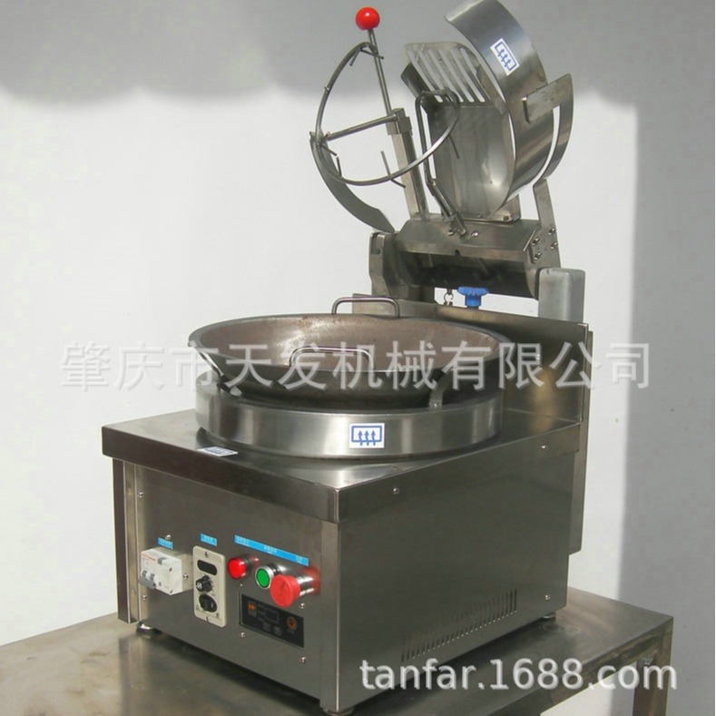 自动转锅燃气加热炒饭机 全自动智能炒饭机 大型翻炒机食堂炒饭机