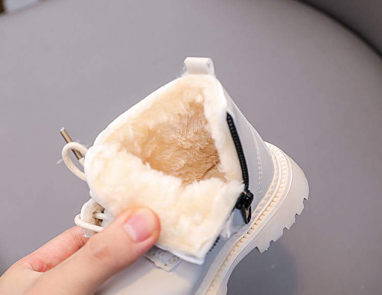 Bottines martin fourrées pour enfant chaussures hiver garçon_voghion.com