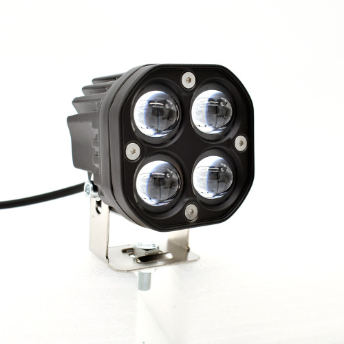 Wrangler spotlight 3 inches 5D 40W car LED work light motorcycle spotlight two-color flash off-road vehicle light