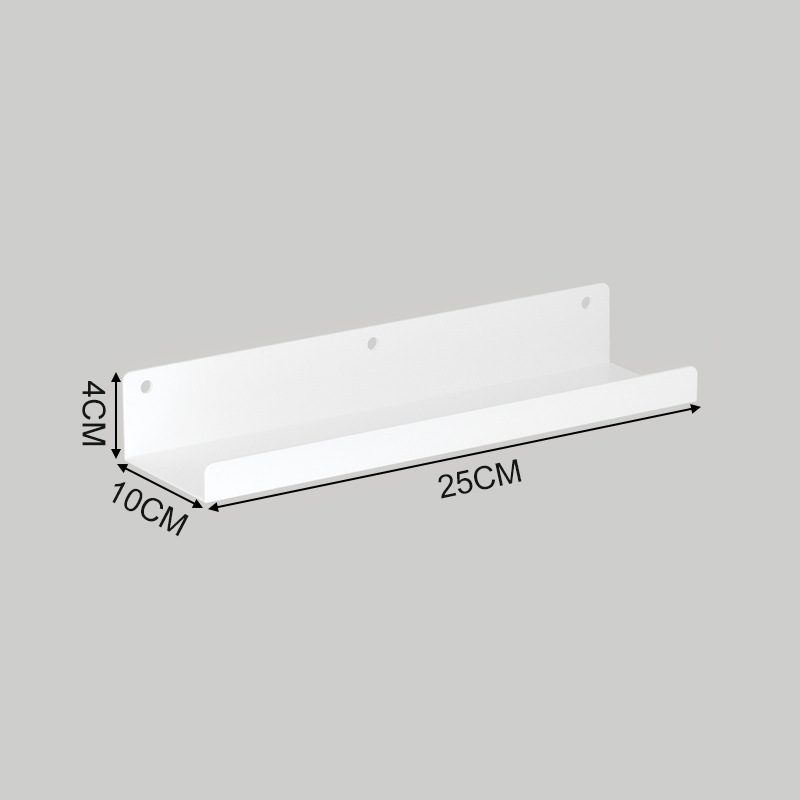 Escritorio, agujero, tablero, estante, tablero de exhibición de pared, estante de almacenamiento sin perforación de metal, estante para colgar en la pared