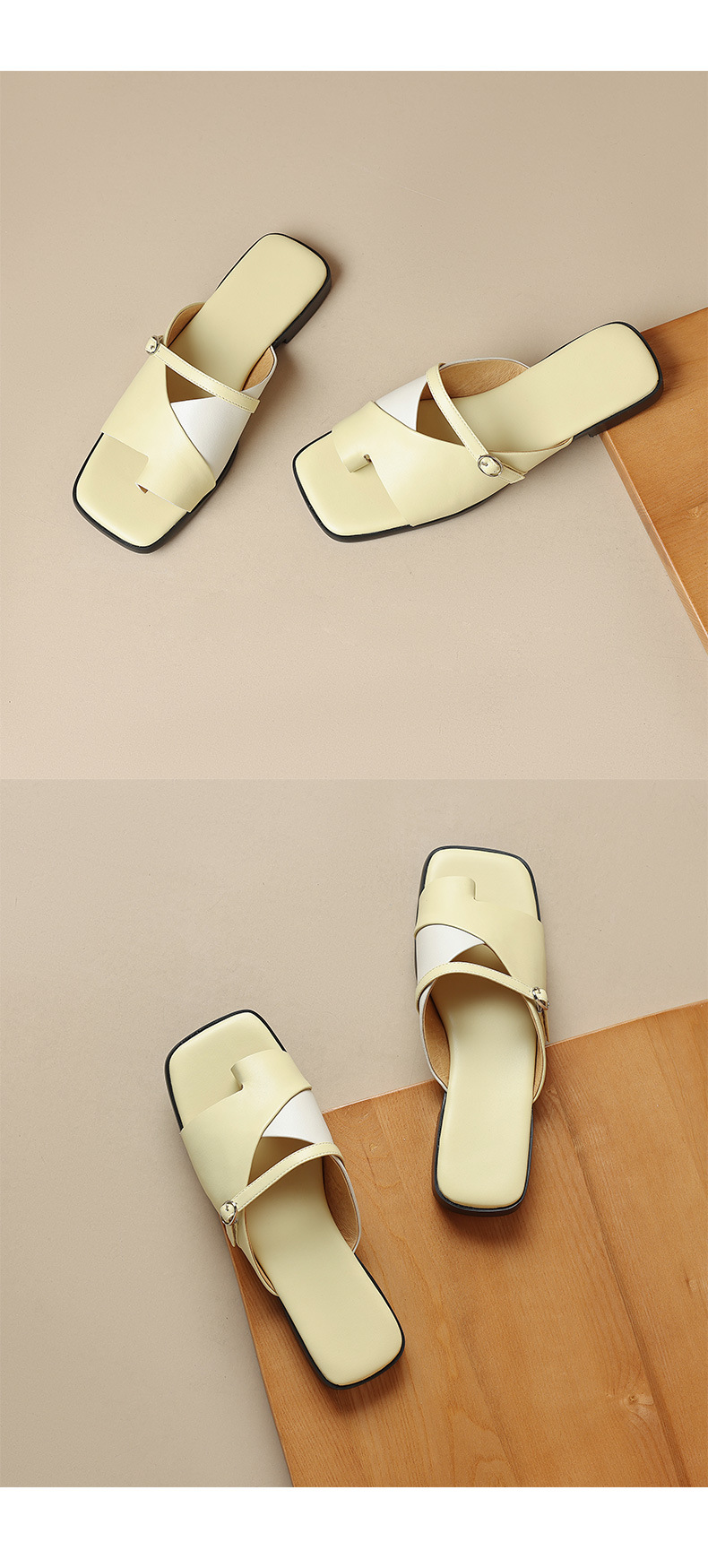 CHIKO Lory Open Toe Block Heels Slides Sandals