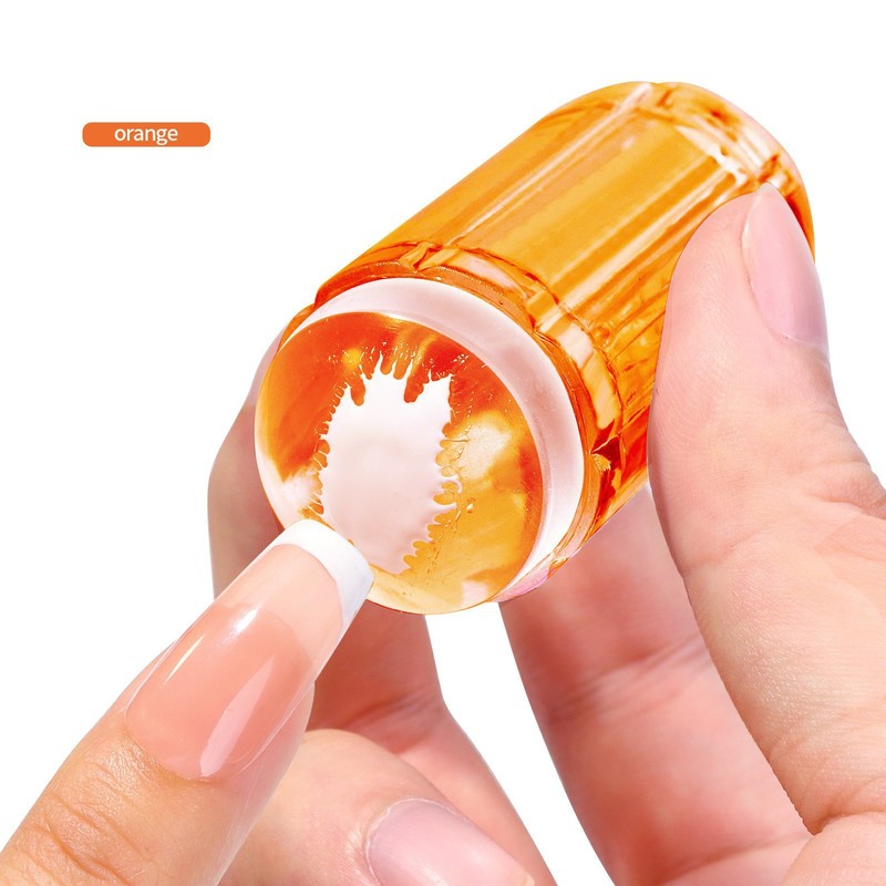 ネイルアートシリコーンスタンプ電気メッキ二層透明スタンプパット接着剤 DIY 印刷ツールスタンプ卸売|undefined