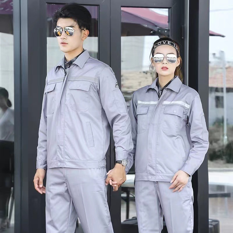 Double reverse gray suit / 160/S