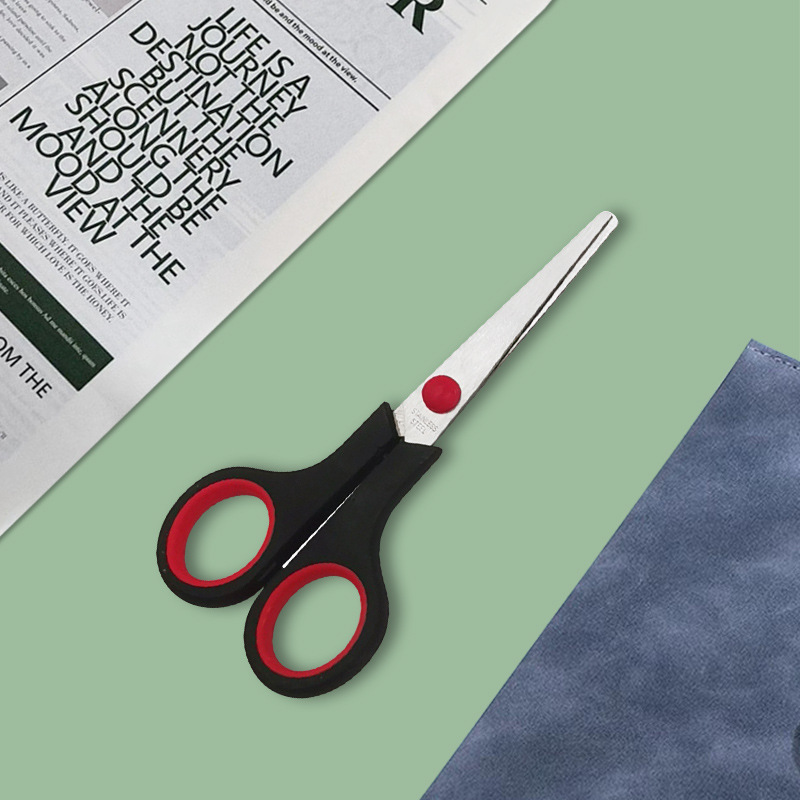 办公用品不锈钢小剪刀 办公室裁纸刀美工剪学生diy手工剪纸刀|undefined