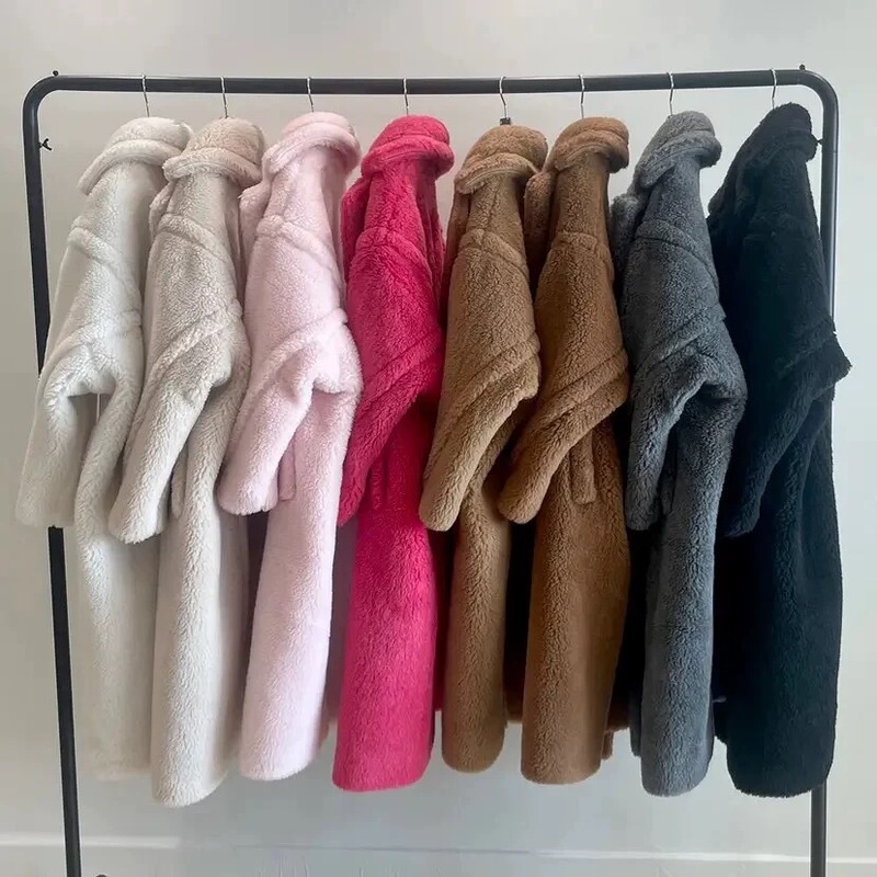 2025 m Brand Correct Version Teddy Bear Coat Women's Fur Particle Alpaca Wool Teddy Jacket Women