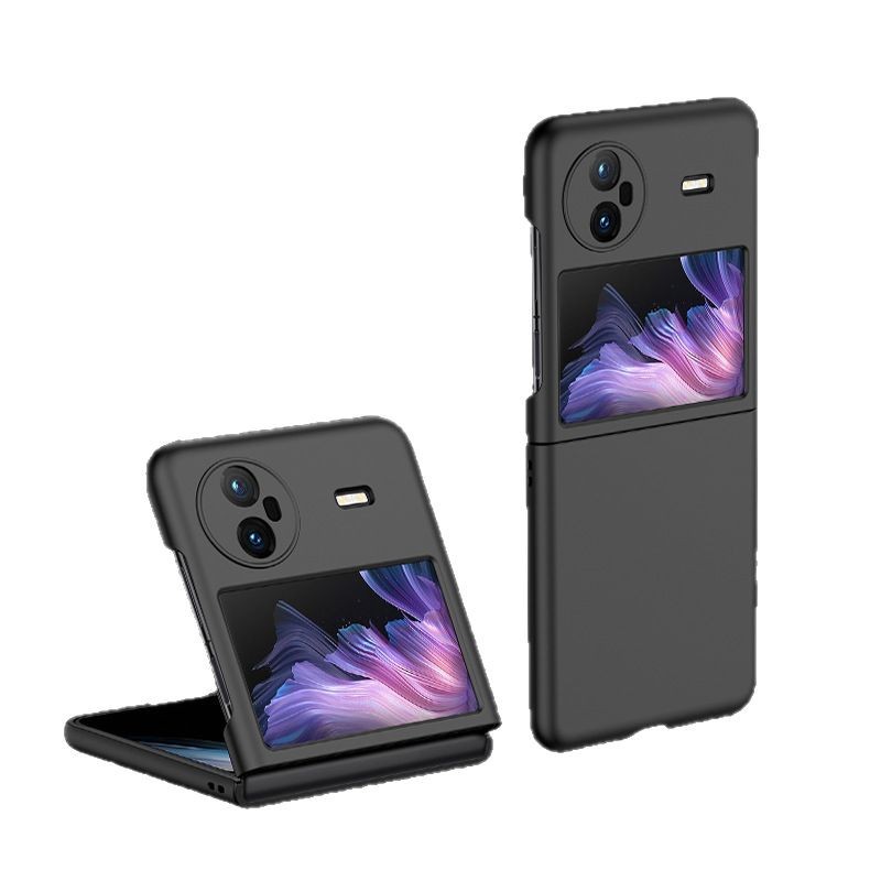 Aplicable a VIVO X FLIP pantalla plegable cubierta de teléfono celular PC piel esmerilado todo incluido bisagra protector de teléfono celular a prueba de caídas
