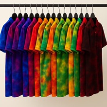 P 88330 3D Print Tie Dye Men's T-Shirt ��Ⱦӡ��T�� ����