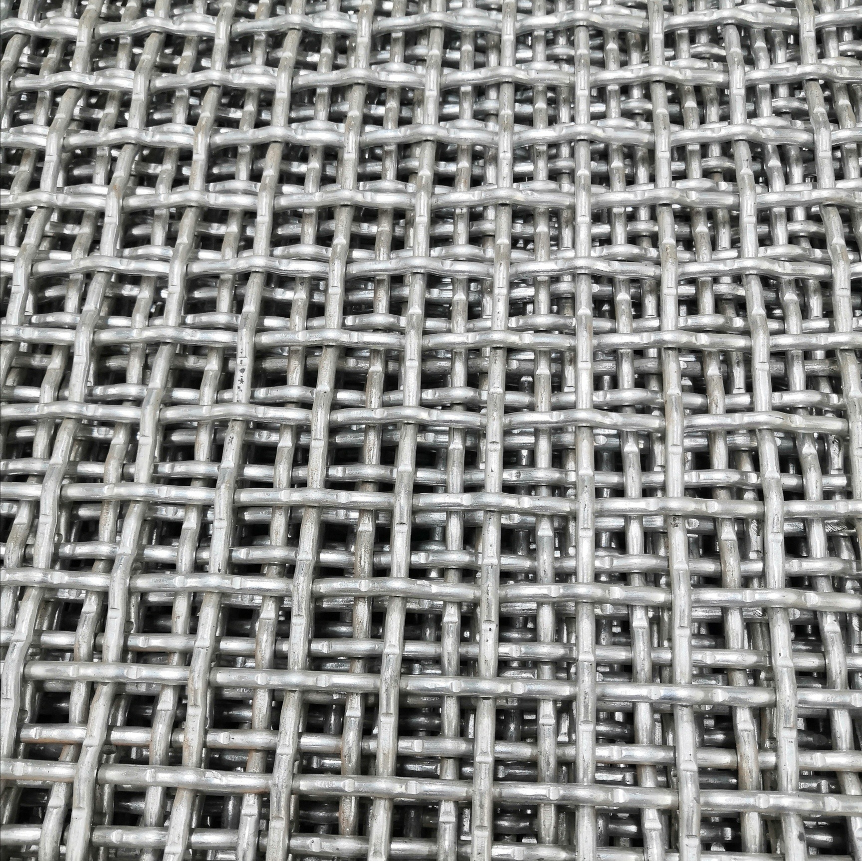 304材质及锰钢材质编织轧花网精致耐用美观大方防护坚固网