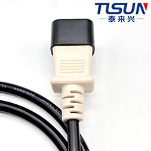 泰来兴工厂直销VDE品字尾公插直头适配H05RN-F 3×1.0mm²电源线