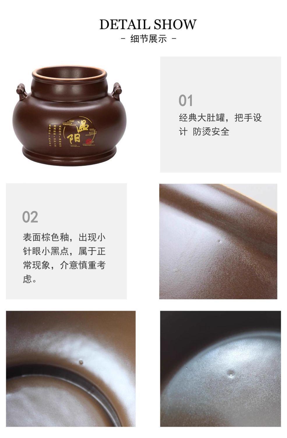 Smokeless Moxa Belly Warming Cup Navel Moxibustion Device Mini Size with Ignition Bowl and Pad key features