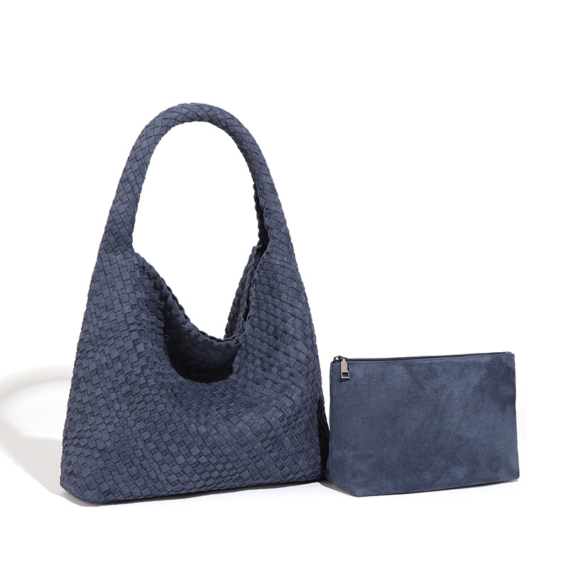 2026 New European & American Retro Large Capacity Hobo Bag, Lazy Style Tote Shopping Bag, Suede Underarm Bag For Women - Thumbnail 7
