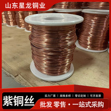 T2紫铜丝半硬软态紫铜线分卷装高导电裸铜线C1100无氧紫铜线
