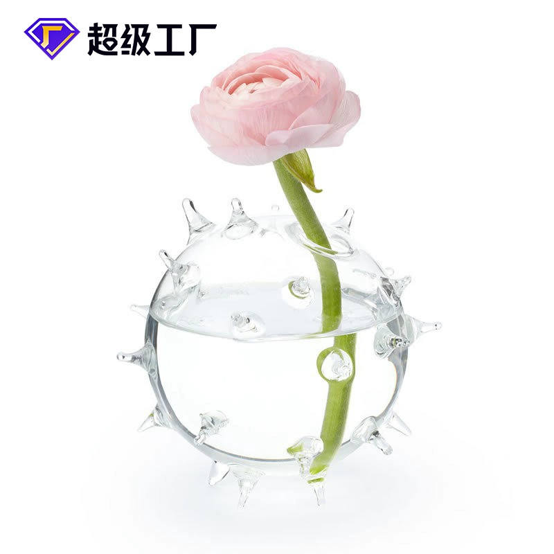 Creative transparent glass fashionable accessory
