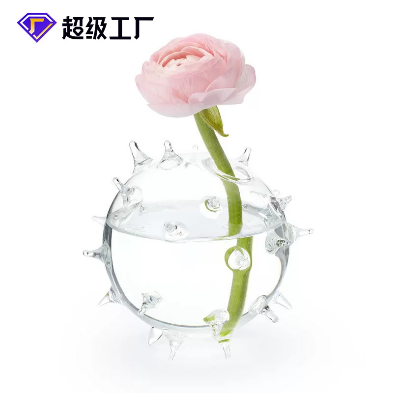 Creative transparent glass fashionable accessory