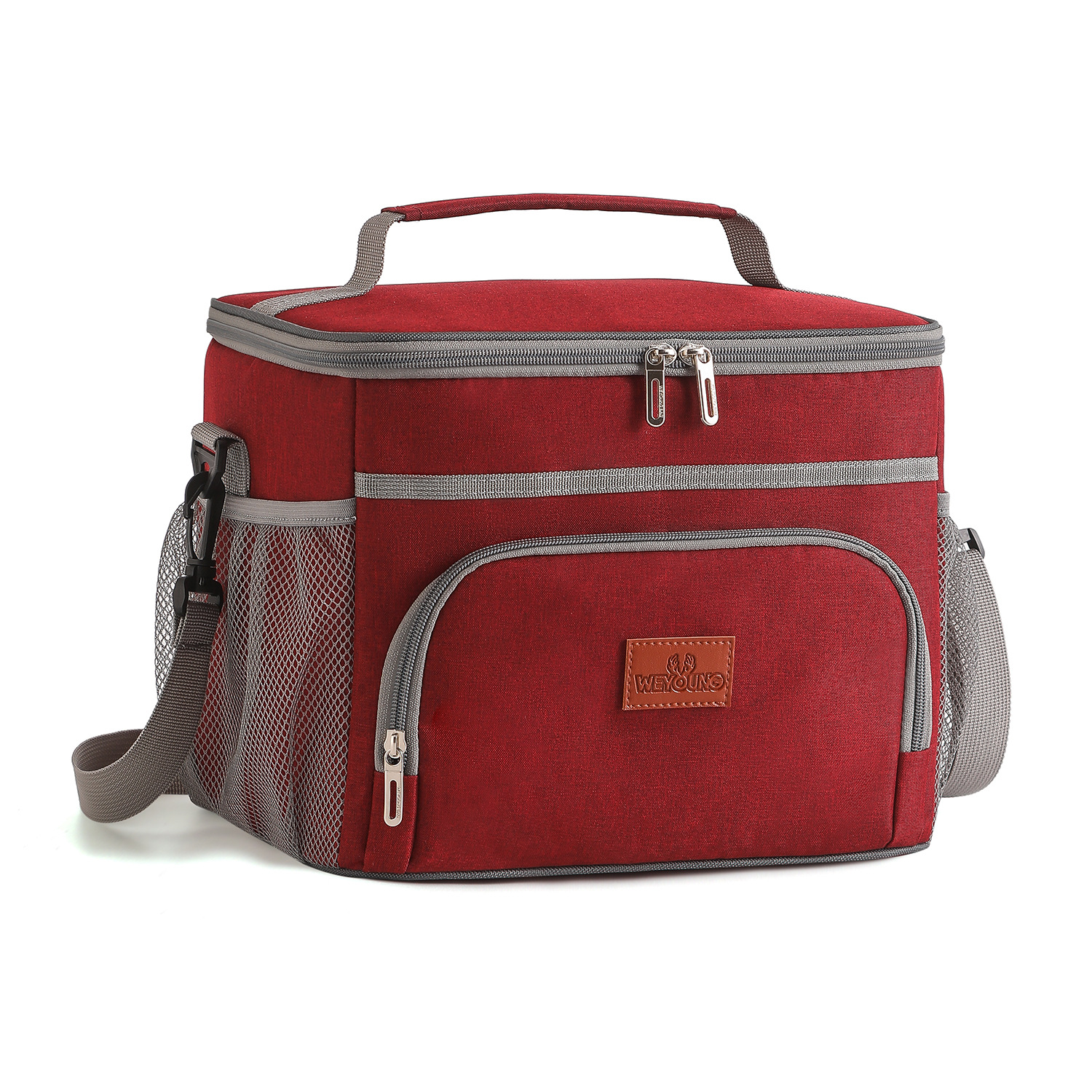 Ventas transfronterizas calientes de Oxford bolsa de aislamiento térmico de gran capacidad refrigerador de almacenamiento fresco de camping invernadero de viaje con bolsa de almuerzo image 10