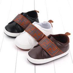 Fall New Arrival PU Velcro Casual Sneakers for Babies, First-Walker Shoes – Model 2551