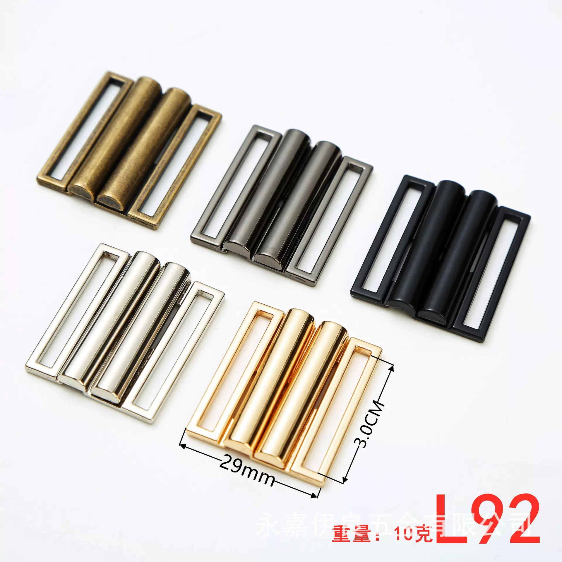 现货 金属腰带扣 松紧带对扣 简单款皮带扣 超亮挂镀封釉 不生锈