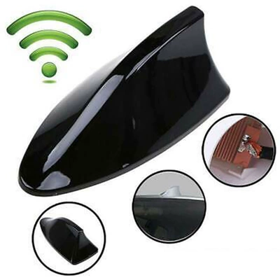Car Decoration Shark Fin vehicle antenna - black