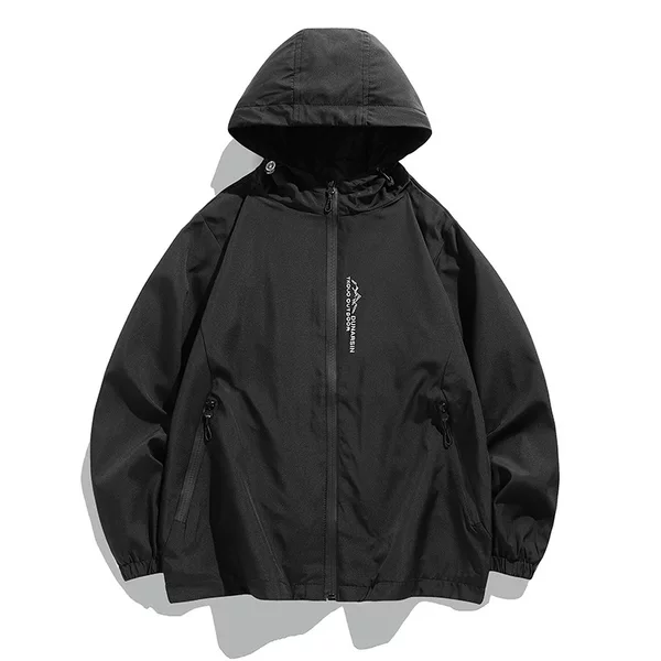 Spring and Autumn American-Style New Hooded Loose Jacket for Men and Women, Casual Trendy Versatile Couple Sports Coat Top
