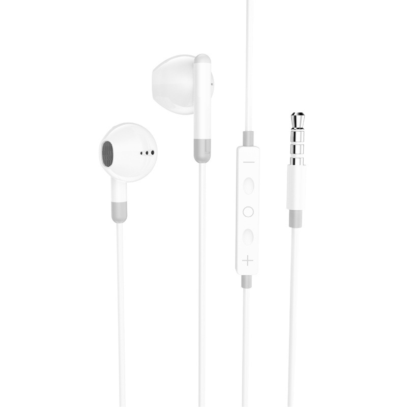 Aplicable a Apple Android Samsung Huawei teléfono móvil control de alambre de auriculares estéreo oppo auriculares tipo c en la oreja