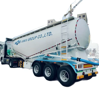 Mixed Mortar Tank Truck Trailer, Sement daşıyan yük maşınları