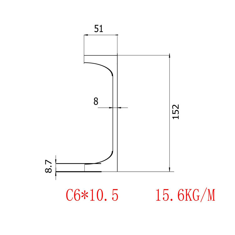 美标槽钢C6x10.5执行标准ASTMA992抗拉强度