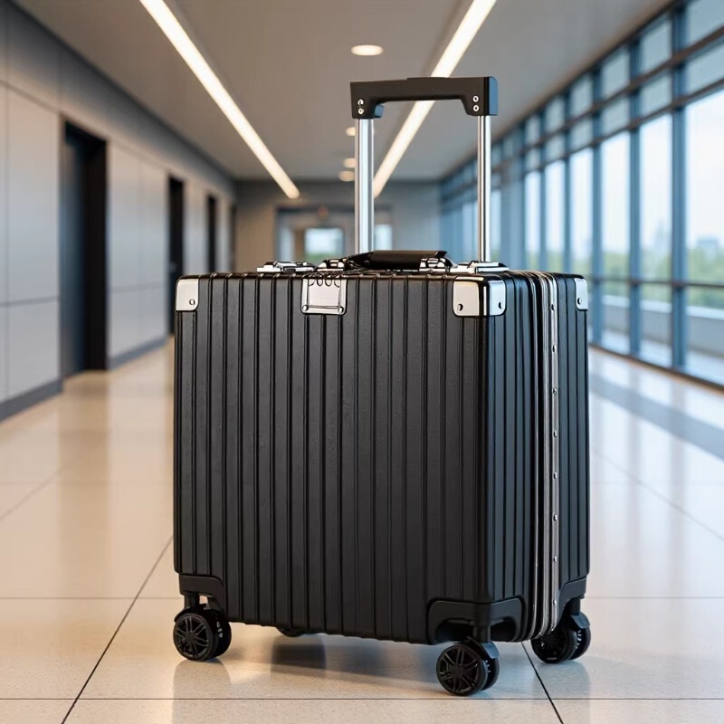 New Light Gray Shenzhen Airlines 18inch Small Lightweight Square Suitcase, Sturdy and Durable, High-End for Business Use New Light Gray Shenzhen Airlines 18inch Small Lightweight Square Suitcase, Sturdy and Durable, High-End for Business Use