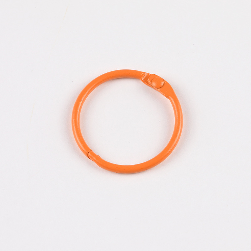 Color macarón 30mm color laqueado anillo de encuadernación anillo de encuadernación calendario de escritorio anillo de encuadernación DIY