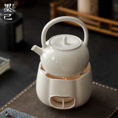 墨己草木灰温茶炉陶磁器暖茶炉ろうそく加熱台熱茶工夫茶器煮茶ストーブ