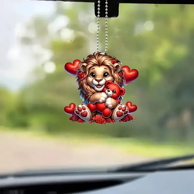 Colgante de decoración acrílico perfecto para accesorios de automóviles y decoraciones de árboles de Navidad