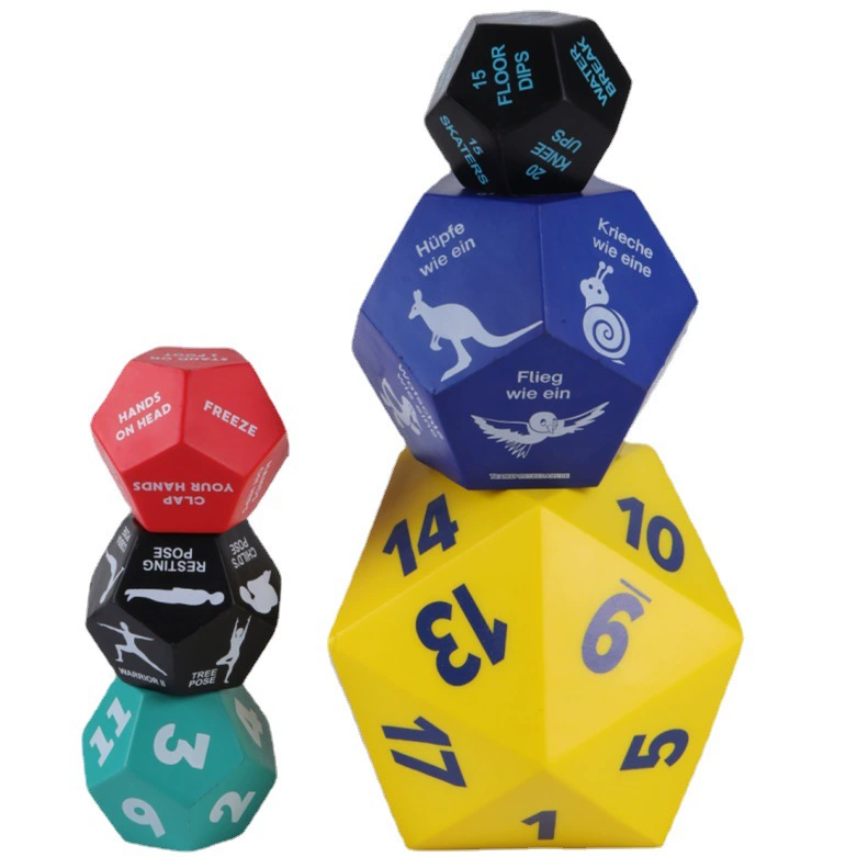 Полиуретановые кости, игрушка, 20-гранник