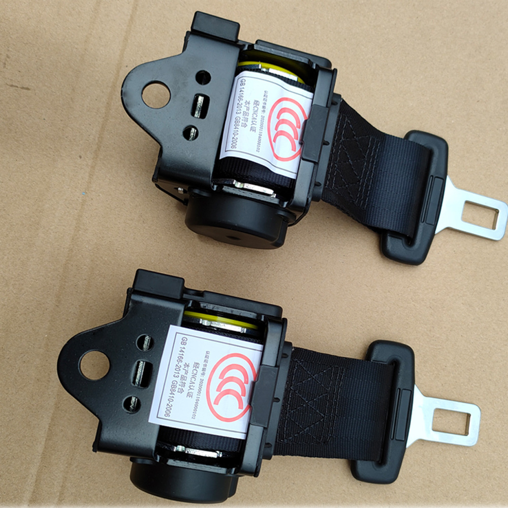 Extended Two-Point Seat Belt for Cars, Buses, Trucks, Sightseeing Vehicles, Automatic Retractable with Self-Locking Function