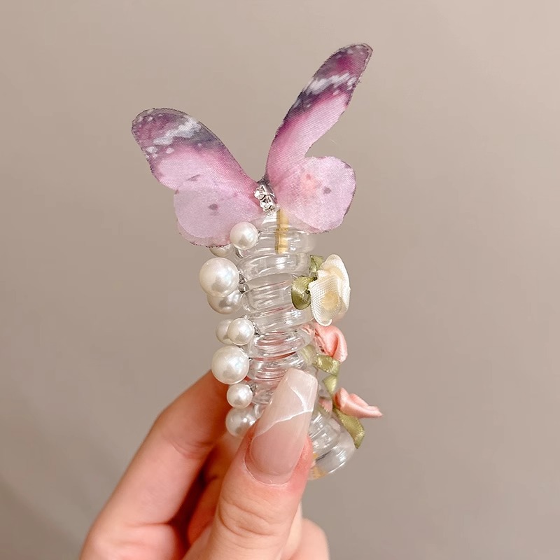 Línea telefónica con lazo, anillo para el cabello, tocado, nueva trenza de burbujas, cuerda para el cabello trenzada, alta elasticidad, sin dañar el cabello, cuerda para atar, banda de goma femenina